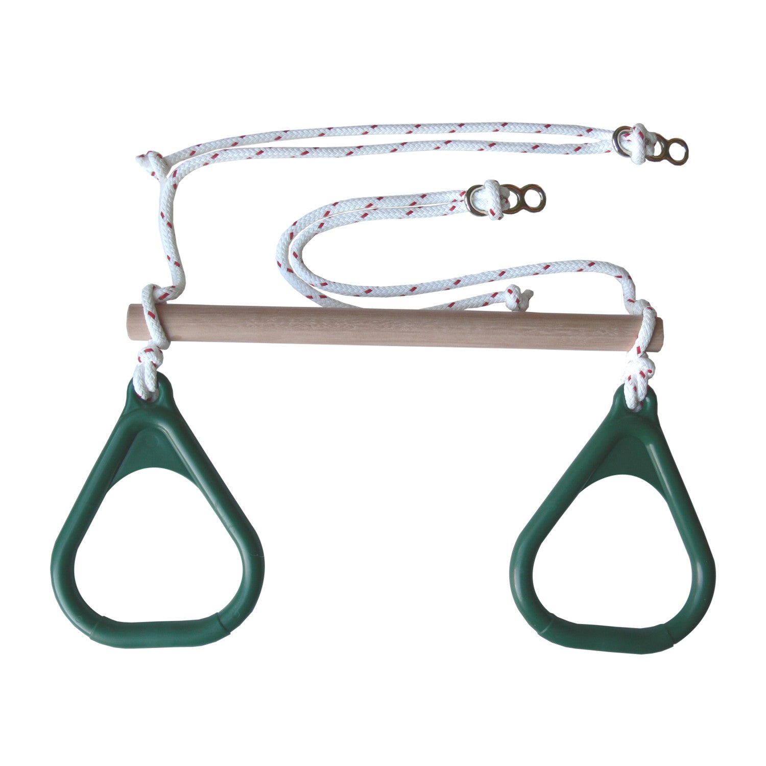 Gym Rings and Trapeze Bar Combo - Green - DreamGYM