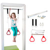 Doorway Trapeze Bar and Gym Rings Combo - Red - DreamGYM