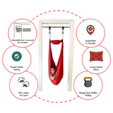 Doorway Therapy Sensory Swing - Red - DreamGYM