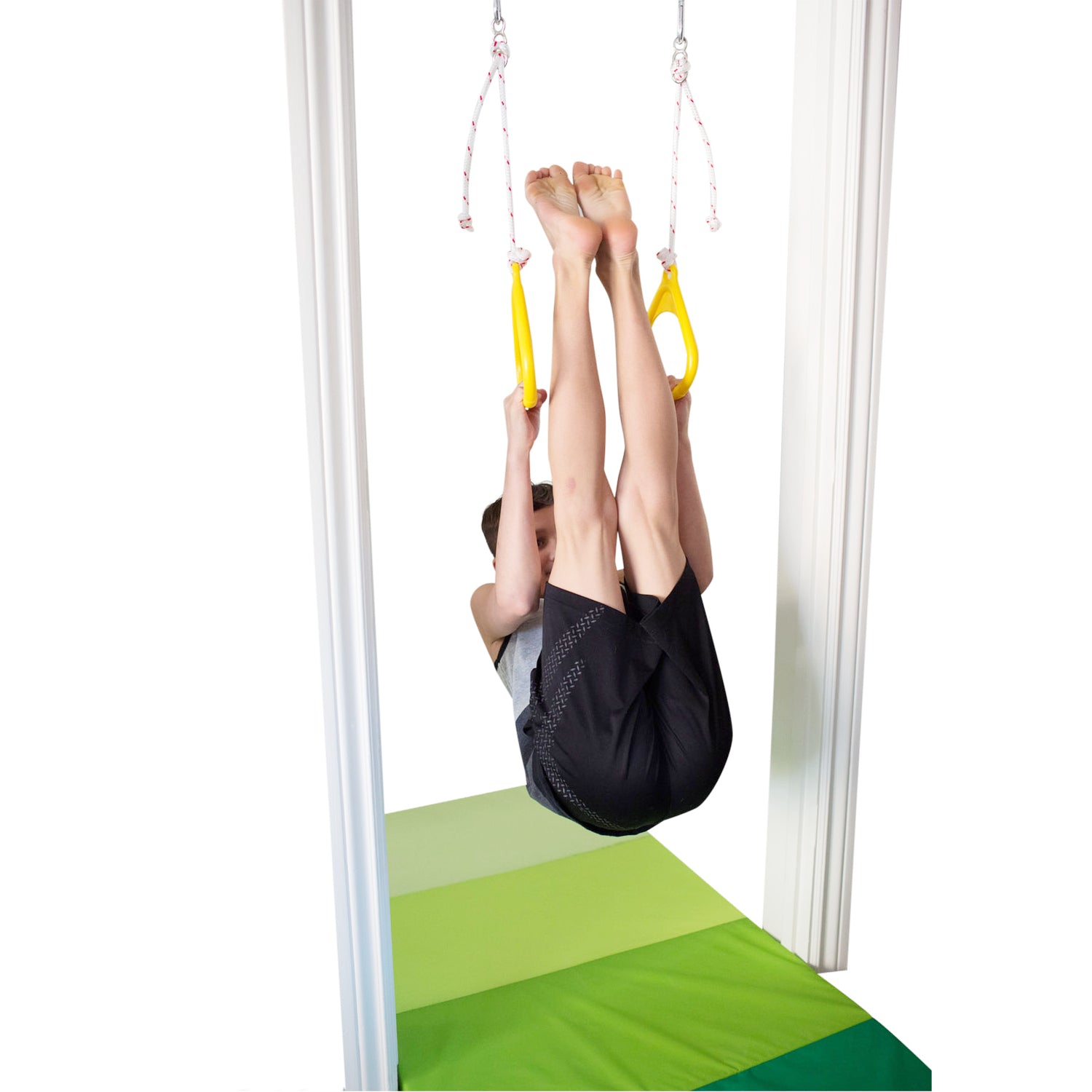 Gymnastics Rings for Kids - Red - DreamGYM