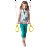 Gym Rings and Trapeze Bar Combo - Yellow - DreamGYM