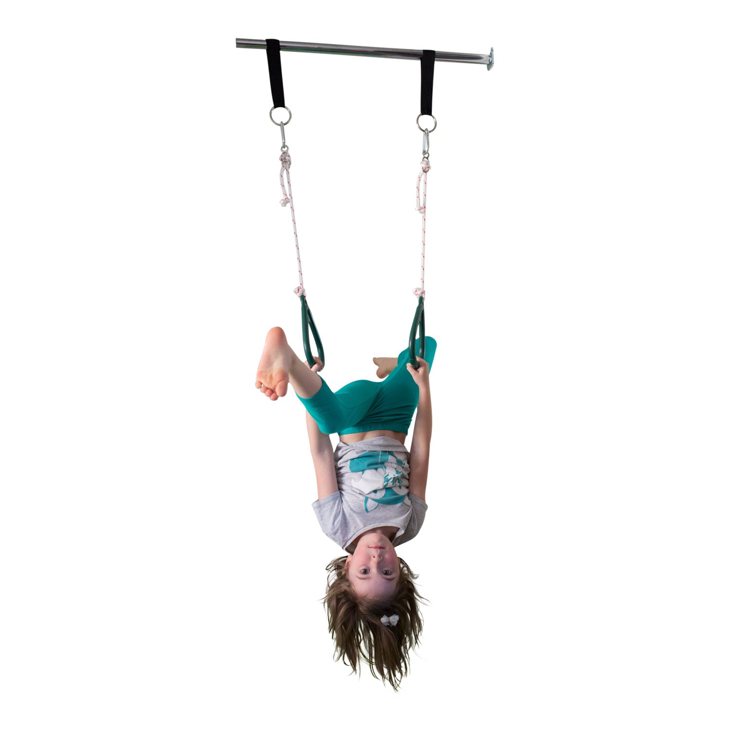 Gymnastics Rings for Kids - Green - DreamGYM