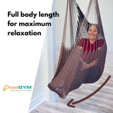 Doorway Therapy Net Swing - Cozy Brown - DreamGYM