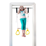 Doorway Trapeze Bar and Gym Rings Combo - Yellow - DreamGYM