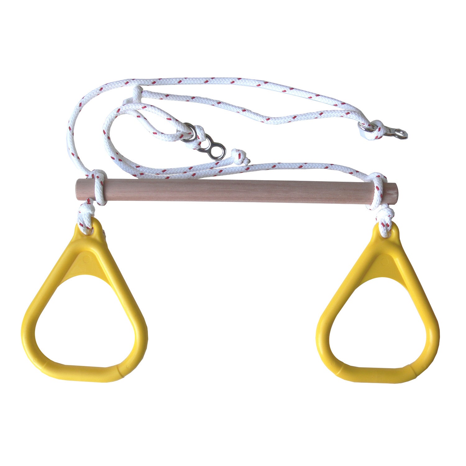 Gym Rings and Trapeze Bar Combo - Yellow - DreamGYM